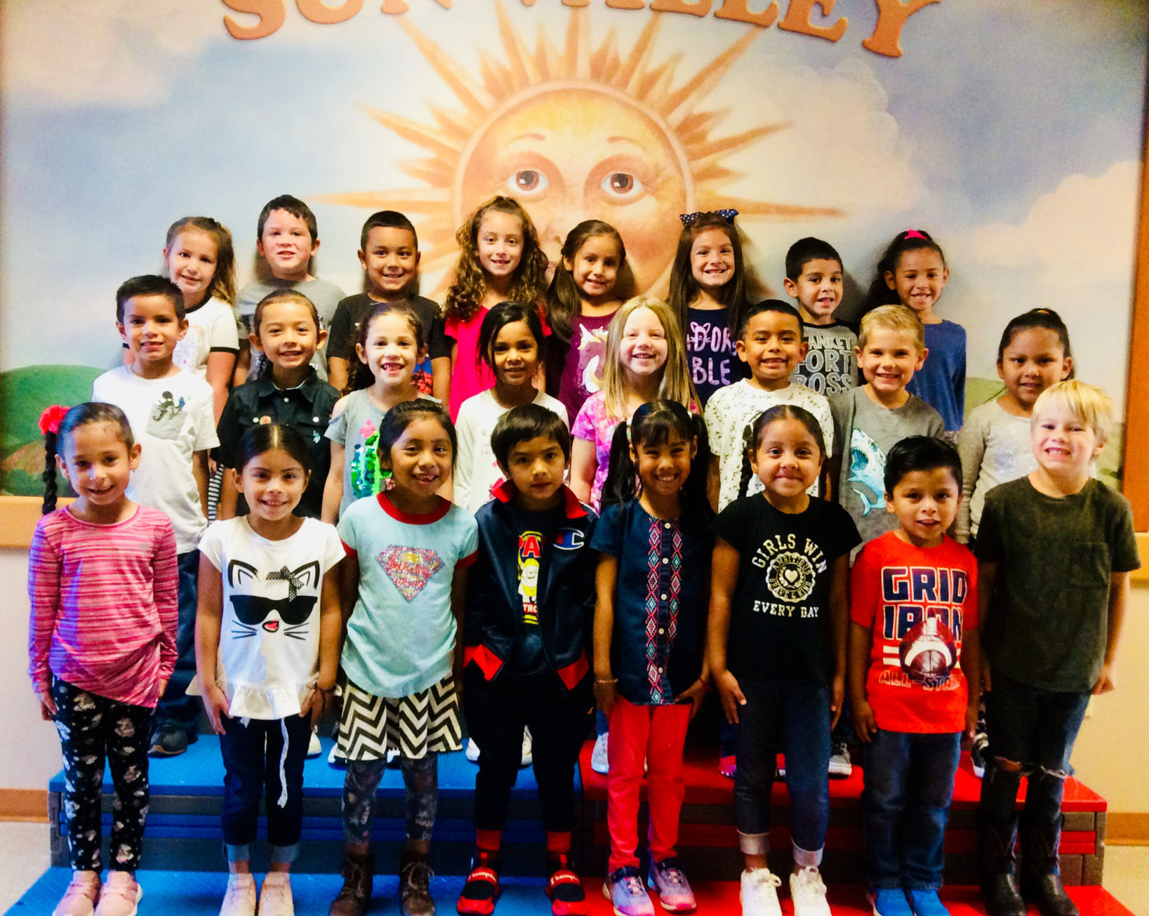 Sun Valley Elementary School September Students of the Month